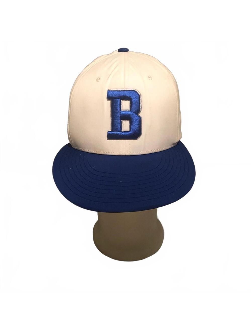 Richardson PTS 30 Baseball Cap with Blue 'B' Logo and Number 7 Embroidery XS-SM